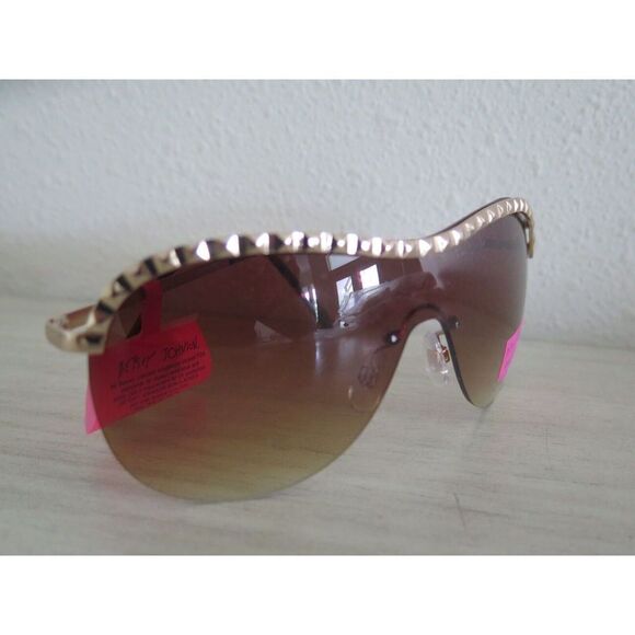 Betsey Johnson BJ442125 Women's Gold Frame/Tortoise Sunglasses - Picture 9 of 12